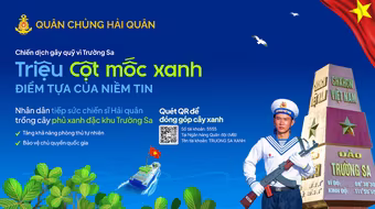 Phát động chiến dịch 'Triệu cột mốc xanh' gây quỹ trồng cây phủ xanh đặc khu Trường Sa