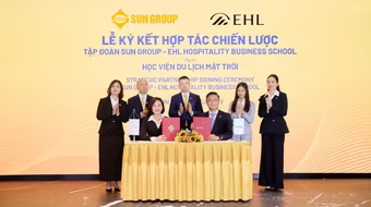 Sun Group hợp tác chiến lược với 'Harvard của ngành dịch vụ khách sạn', phát triển học viện đào tạo du lịch chuẩn quốc tế tại Việt Nam