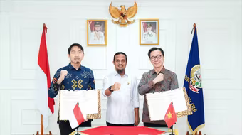 Vingroup ký Biên bản ghi nhớ hợp tác phát triển dự án năng lượng tái tạo tại Indonesia