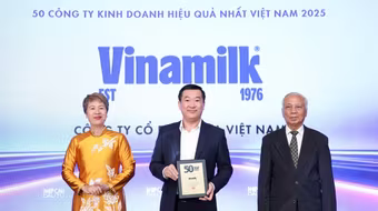 Vinamilk khẳng định bản lĩnh tiên phong qua Bảng xếp hạng TOP 50 năm 2025