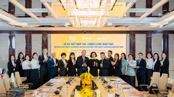 Sun Group hợp tác chiến lược đào tạo với Đại học Anh Quốc Việt Nam và Language Link Việt Nam