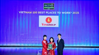 Vingroup thăng hạng trong Top 10 Nơi làm việc tốt nhất Việt Nam năm 2025