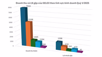 Quý 1/2025, Lợi nhuận GELEX tăng 67,8% so với cùng kỳ