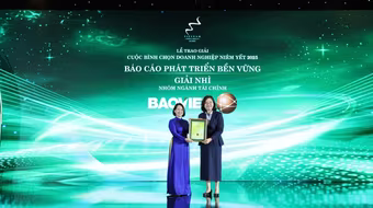 Tập đoàn Bảo Việt đạt giải Nhì Báo cáo phát triển bền vững