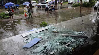 Bão Rammasun gây thiệt hại nặng nề tại Trung Quốc