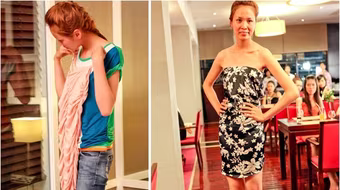 Váy hỏng, "chân dài thôn quê" dùng chiêu "độc"