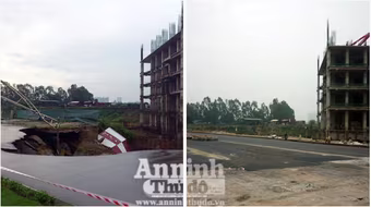 Đã lấp xong "hố tử thần" đường Lê Văn Lương