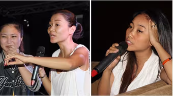 Đoan Trang - Thu Minh mặt mộc, luyện hát cùng thí sinh The Voice