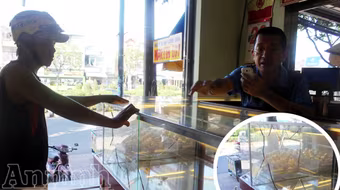 Cầm nhẫn bạc giả đi bán rồi lấy gạch cướp tiệm vàng  