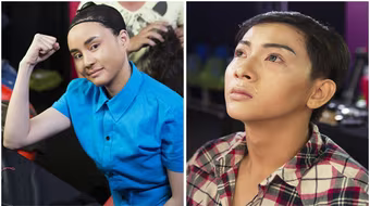 Vy Oanh hí hửng vì "chuẩn men", Hoài Lâm rơi lệ vì phải giả gái