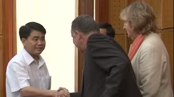 Giám đốc CATP Hà Nội làm việc với Tập đoàn Safran Morpho