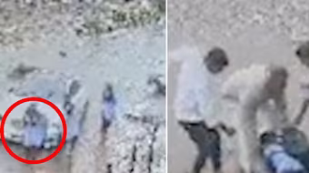 Quay đầu bất cẩn, người đi xe máy bị ô tô tông văng lên không trung