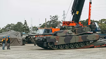 Đài Loan nhận lô xe tăng chủ lực M1 Abrams đầu tiên của Mỹ