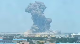 Nổ lớn rung chuyển nhà máy hóa chất ở Trung Quốc, ít nhất 5 người thiệt mạng