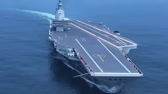 Tàu sân bay tiên tiến nhất của Trung Quốc di chuyển qua Eo biển Đài Loan