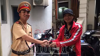 “Hội ngộ” xe SH sau 3 năm bị mất