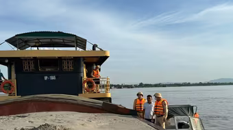 Xử lý bến bãi hoạt động không phép, phạt hơn 140 triệu đồng