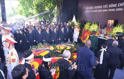 Toàn cảnh lễ an táng Tổng Bí thư Nguyễn Phú Trọng tại Nghĩa trang Mai Dịch