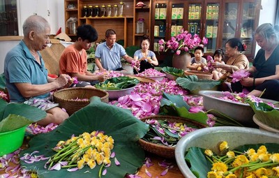 Bên Hồ Tây nói chuyện trà sen