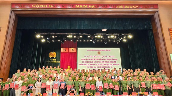 Hội Cựu CAND thành phố Hà Nội: Đơn vị đầu tiên trên toàn quốc công bố thành lập 126 Chi hội cấp xã