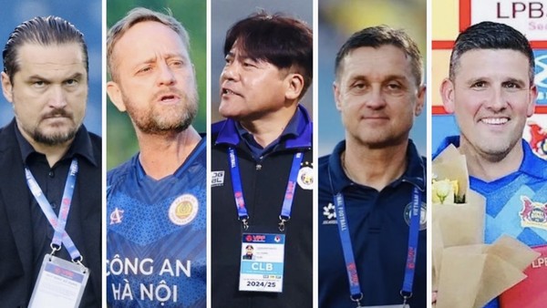 Thầy ngoại tràn ngập V-League 2025/26