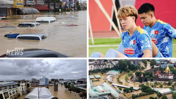 Lũ lụt nghiêm trọng tại nơi U22 Việt Nam sắp đá SEA Games 33