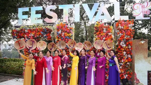 Festival Thu Hà Nội lần thứ 3 - năm 2025 diễn ra tại phố đi bộ Trần Nhân Tông