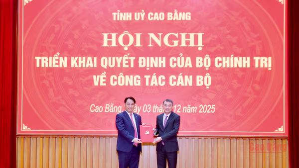 Đồng chí Phan Thăng An giữ chức vụ Bí thư Tỉnh ủy Cao Bằng