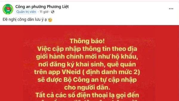 Cảnh báo chiêu trò lừa đảo mới khi vừa triển khai chính quyền 2 cấp