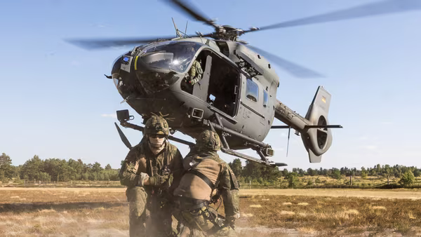 Trực thăng H145M của Bỉ bay thử lần đầu tại Đức: Bước chuẩn bị chiến lược quan trọng