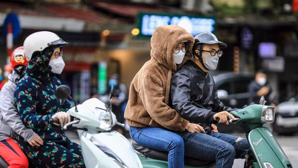 Chiều tối nay không khí lạnh tràn về, Bắc bộ rét đậm rét hại