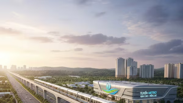 Sẽ khởi công dự án metro Văn Cao- Hòa Lạc dịp 19-12