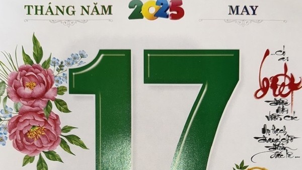 Xem lịch âm - Lịch vạn sự hôm nay ngày 17 tháng 5 năm 2025 tốt hay xấu? 
