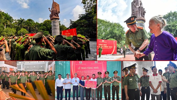 Công an Thủ đô về nơi cội nguồn thiêng liêng của lực lượng CAND, chia sẻ nghĩa tình với đồng bào Thủ đô kháng chiến