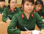 Năm 2018: Các trường quân đội chỉ dành 10% chỉ tiêu tuyển nữ