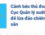 Cảnh báo thủ đoạn giả mạo Cục Quản lý xuất nhập cảnh...