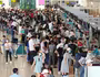 Dòng người ùn ùn đổ về sân bay quốc tế Nội Bài rời Thủ đô nghỉ lễ Quốc khánh