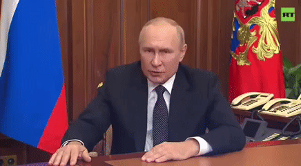 Ông Putin ký lệnh thiết quân luật 4 tỉnh vừa sáp nhập từ Ukraine