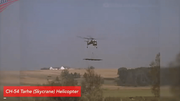 Trực thăng khổng lồ siêu dị CH-54 của không quân Mỹ