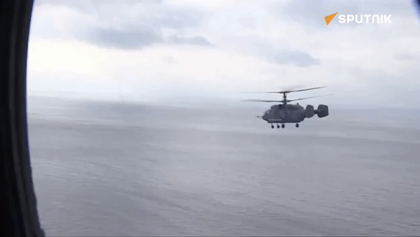 Trực thăng Ka-29 Nga bắn nổ xuồng tự sát mang tên lửa của Ukraine