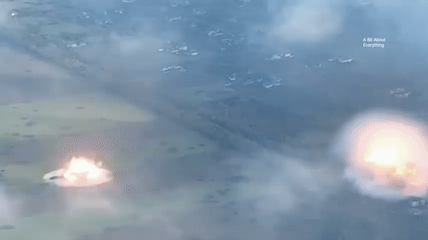Drone Ukraine diệt cả pháo ‘phun lửa’ TOS-1A lẫn xe cứu kéo