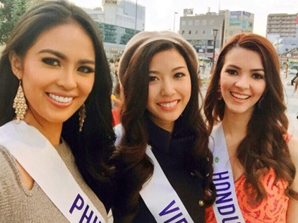 Á khôi Thúy Vân tự tin giao lưu quốc tế