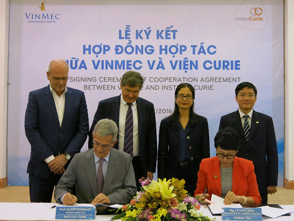 Vimec hợp tác với Viện nghiên cứu ung thư Curie