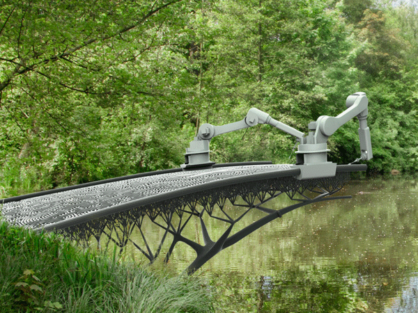 Xây cầu bằng công nghệ in 3D