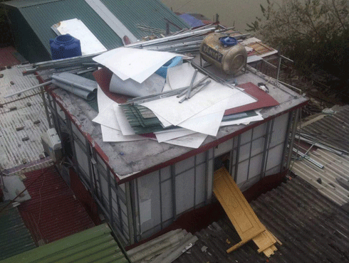 Chủ hộ đã tự tháo dỡ công trình vi phạm