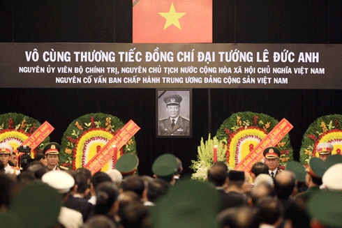 [Trực tiếp] Lễ truy điệu nguyên Chủ tịch nước - Đại tướng Lê Đức Anh
