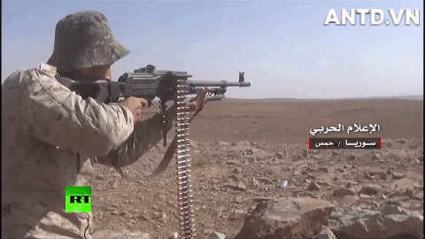 [ẢNH] Bất ngờ với khẩu súng máy ưa thích của tất cả các bên tham chiến tại Syria
