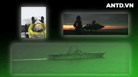 [Infographic] Siêu tàu đổ bộ mang tiêm kích tàng hình F-35 tới, bán đảo Triều Tiên lại căng như dây đàn