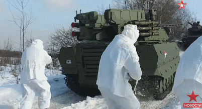 [ẢNH] Được tái triển khai, robot 'tử thần' Uran-9 Nga sẽ phô diễn bản năng sát thủ