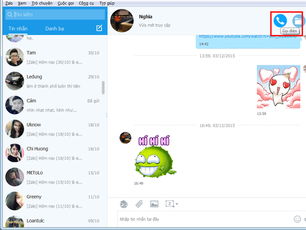 Ứng dụng Zalo được cải tiến tối ưu vào công việc